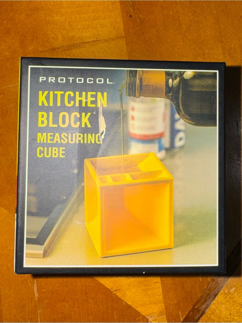 Kitchen Block Measuring Cube - Yellow